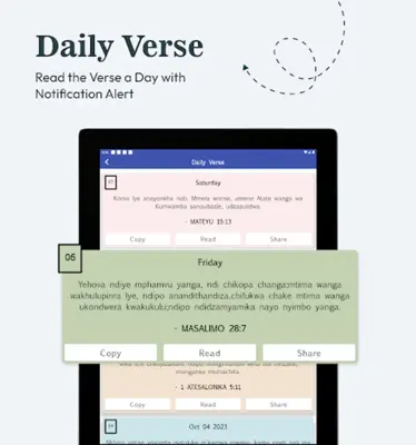 Bible in Chichewa android App screenshot 1